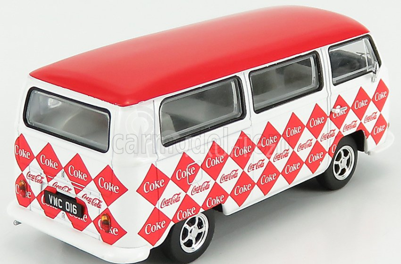 Corgi Volkswagen T1 Camper Van Coca-cola Coke 1961 1:43 Bílá Červená