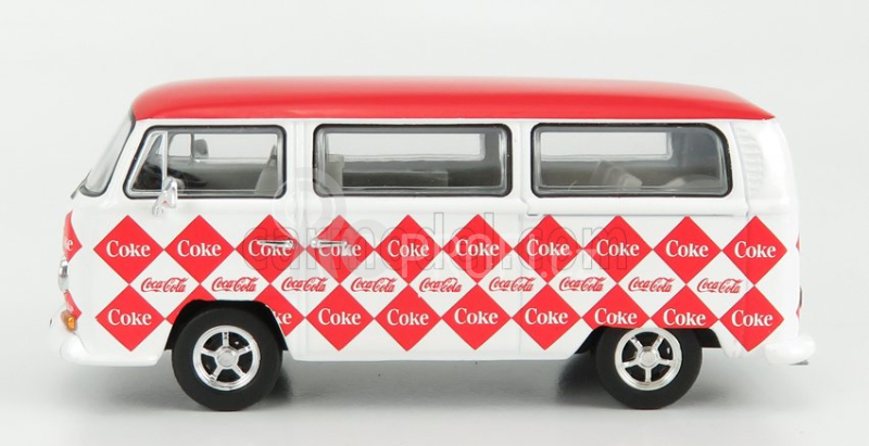 Corgi Volkswagen T1 Camper Van Coca-cola Coke 1961 1:43 Bílá Červená