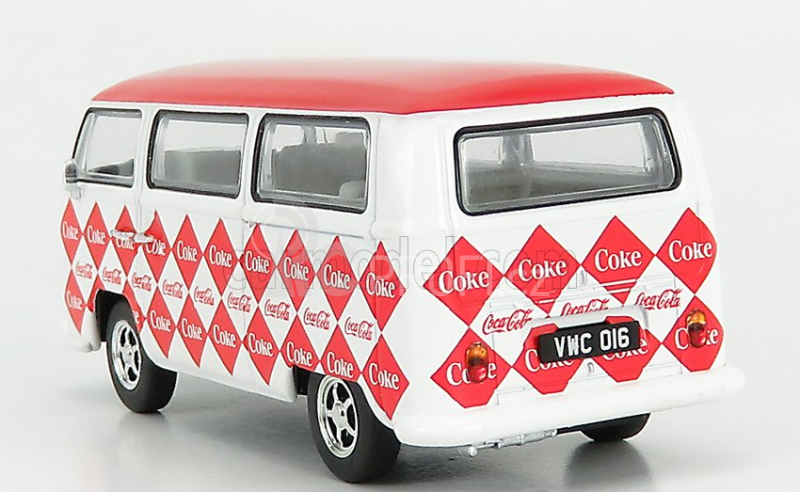 Corgi Volkswagen T1 Camper Van Coca-cola Coke 1961 1:43 Bílá Červená