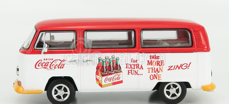 Corgi Volkswagen T1 Camper Van Coca-cola Zing 1961 1:43 Červená Bílá