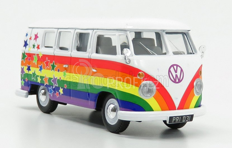 Corgi Volkswagen T1 Minibus Camper Van 1961 - Peace & Love 1:43 Různé