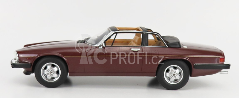 Cult-scale models Jaguar Xj-sc Semiconvertible 1983 1:18 Red Met