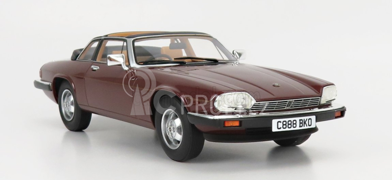 Cult-scale models Jaguar Xj-sc Semiconvertible 1983 1:18 Red Met