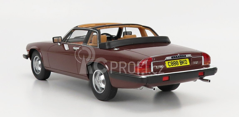 Cult-scale models Jaguar Xj-sc Semiconvertible 1983 1:18 Red Met