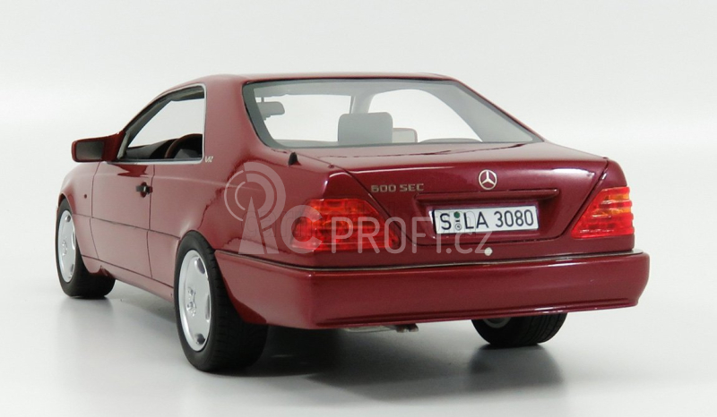 Cult-scale models Mercedes benz S-class 600sec Coupe (c140) 1992 1:18 Red Met