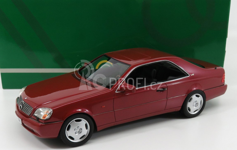 Cult-scale models Mercedes benz S-class 600sec Coupe (c140) 1992 1:18 Red Met