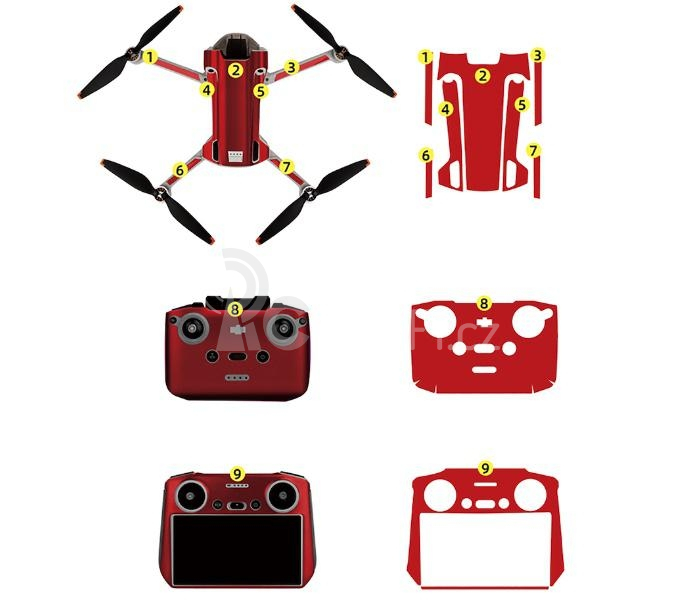 DJI MINI 3 Pro & DJI RC - PVC Sticker