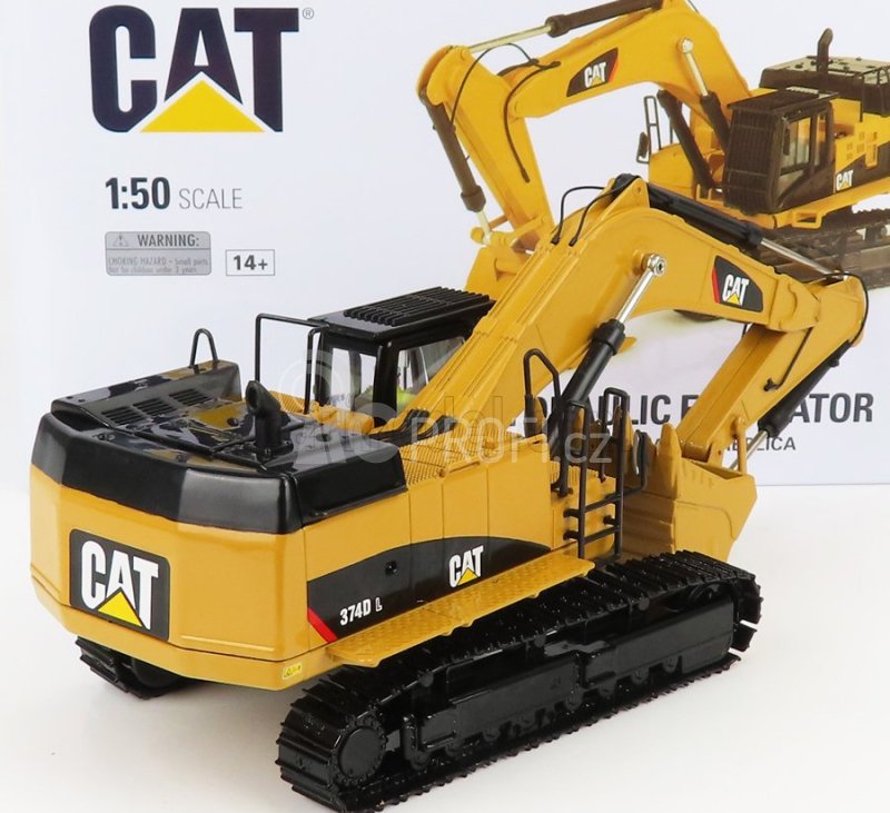 Dm-models Caterpillar Cat347d Pásový bagr 1:50, žlutá