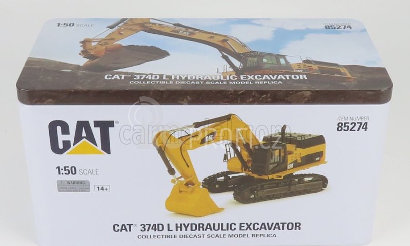 Dm-models Caterpillar Cat347d Pásový bagr 1:50, žlutá