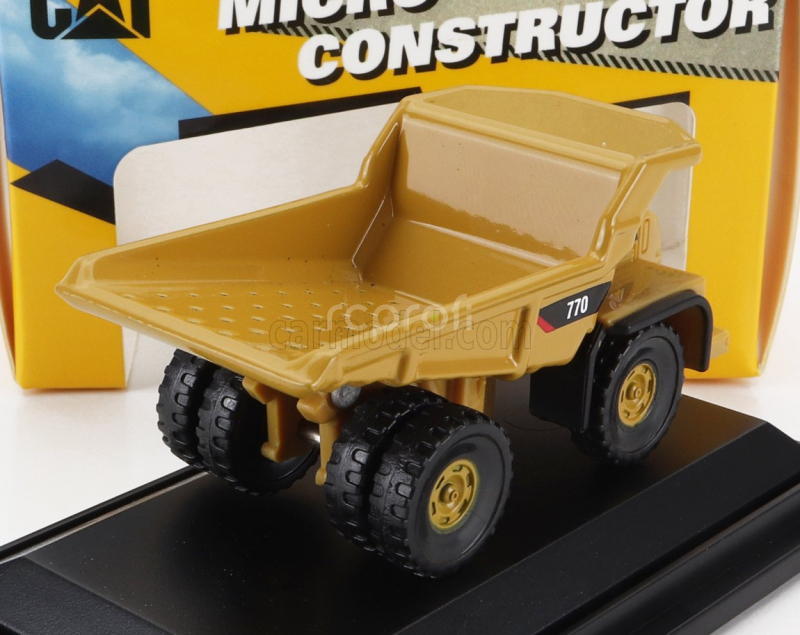 Dm-models Caterpillar Cat770 Cassone Ribaltabile Cava Mineraria - Highway Truck - Cm.5.5 1:100 Žlutá Černá