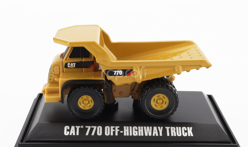 Dm-models Caterpillar Cat770 Cassone Ribaltabile Cava Mineraria - Highway Truck - Cm.5.5 1:100 Žlutá Černá