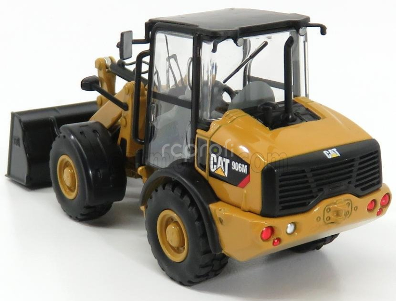 Dm-models Caterpillar Cat906m Ruspa Gommata - Scraper Tractor Wheel Loader 1:50 Žlutá Černá