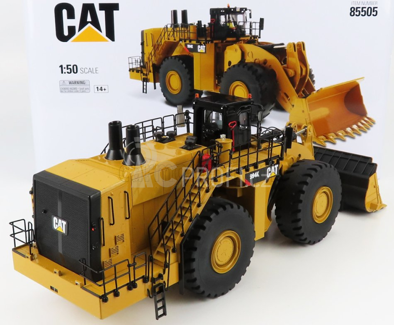 Dm-models Caterpillar Cat994k Kolový nakladač 1:50, žlutá