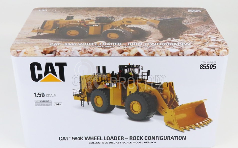 Dm-models Caterpillar Cat994k Kolový nakladač 1:50, žlutá