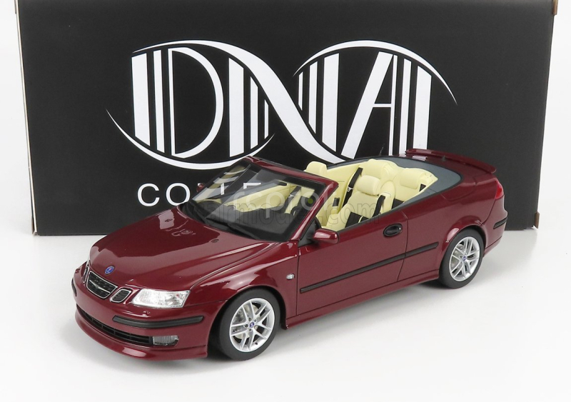 Dna collectibles Saab 9-3 Aero Convertible 2005 Cabriolet 1:18 Red