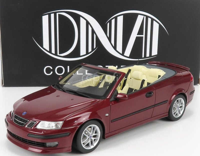 Dna collectibles Saab 9-3 Aero Convertible 2005 Cabriolet 1:18 Red