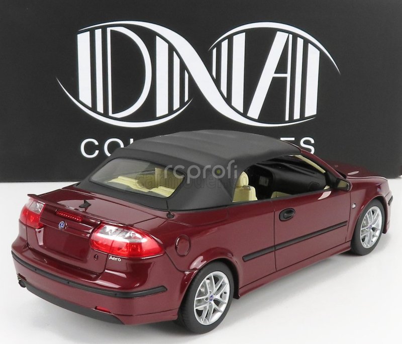 Dna collectibles Saab 9-3 Aero Convertible 2005 Cabriolet 1:18 Red