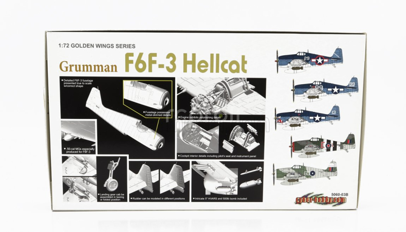 Dragon armor Grumman F6f-3 Hellcat Military Airplane 1946 1:72 /