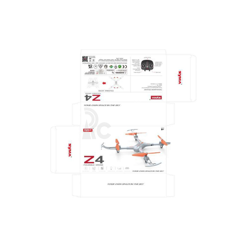 Dron Syma Z4, oranžová