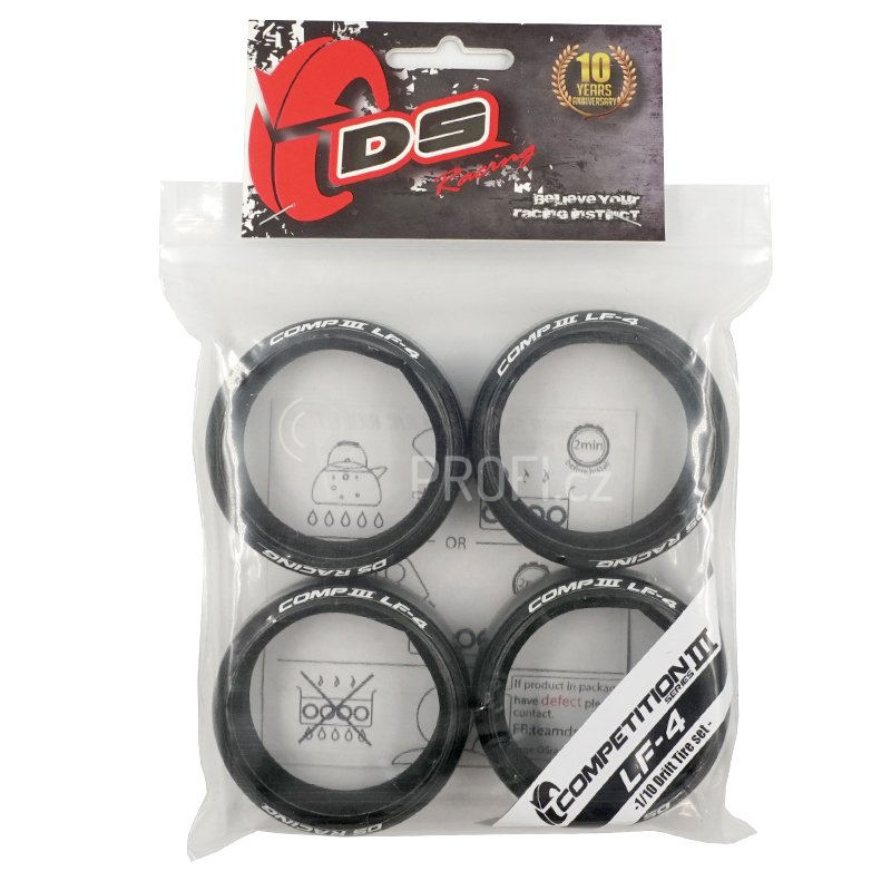 DS Racing Drift Tire Competition Series III LF-4, 4 ks