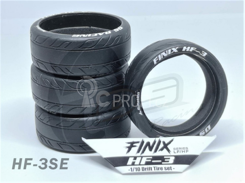 DS Racing Drift Tire Finix Series HF-3, 4 ks