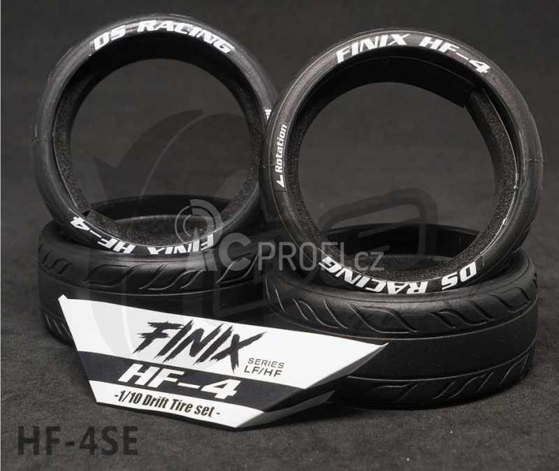 DS Racing Drift Tire Finix Series HF-4, 4 ks