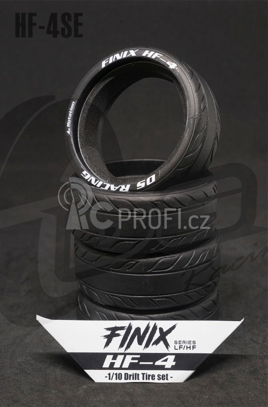 DS Racing Drift Tire Finix Series HF-4, 4 ks