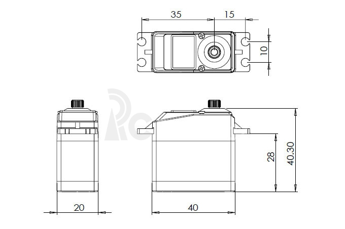 DS1210 (0.12s/60°, 10.0kg.cm)