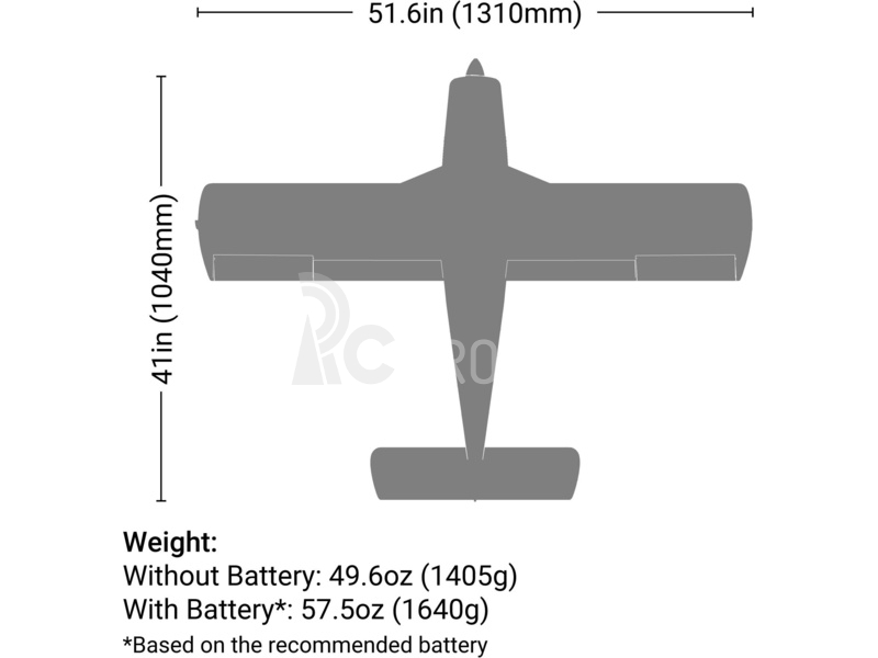 E-flite Cherokee 1.3m PNP