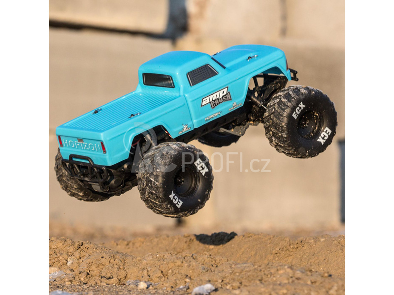 RC auto ECX AMP Crush 1:10 RTR, oranžová