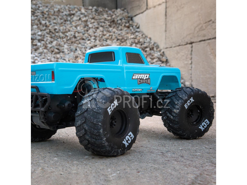 RC auto ECX AMP Crush 1:10 RTR, oranžová