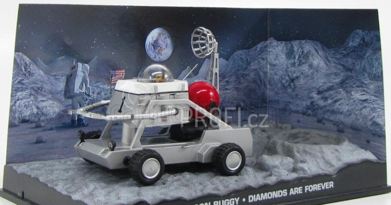 Edicola 007 Moon Buggy 1971- James Bond 007 - Diamanty jsou věčné 1:43, stříbrná