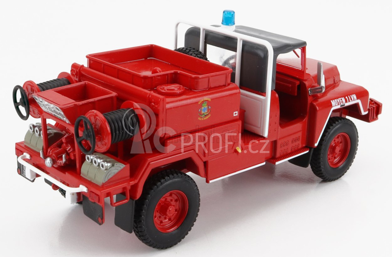 Edicola Acmat Tpk 4x4 Tanker Truck 1985 Požární vůz 1:43, červená