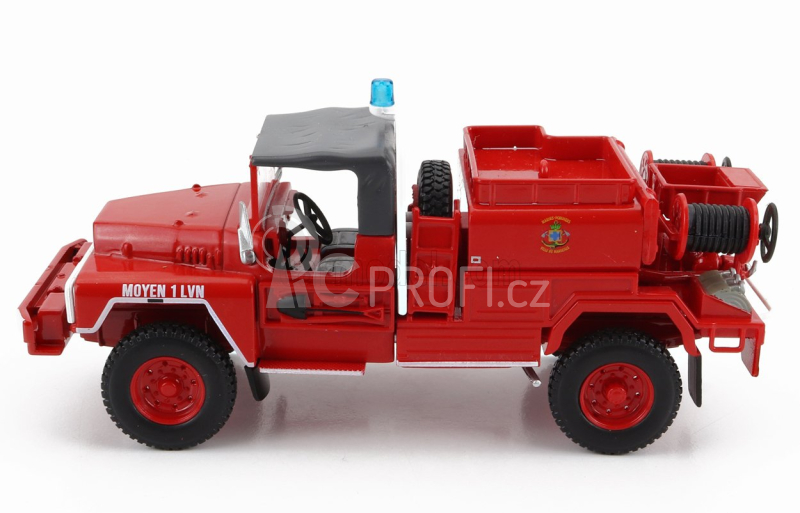 Edicola Acmat Tpk 4x4 Tanker Truck 1985 Požární vůz 1:43, červená