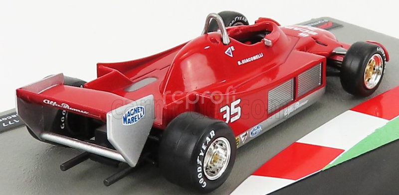 Edicola Alfa romeo F1  177 N 35 Season 1979 Bruno Giacomelli 1:43 Červená Bílá