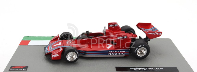 Edicola Alfa romeo F1  Brabham Bt45b Martini Racing N 7 Season 1976 Carlos Reutemann 1:43 Red