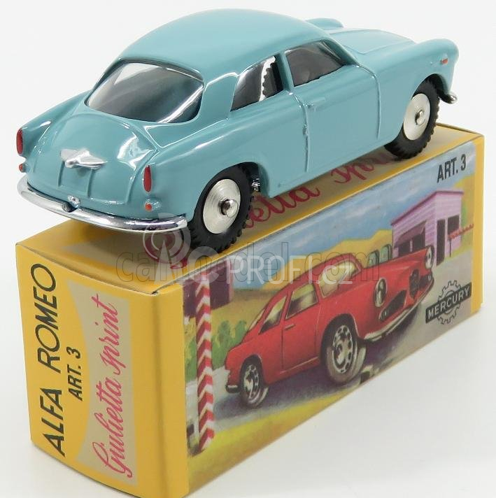 Edicola Alfa romeo Giulietta Sprint 1957 1:48 Světle Modrá