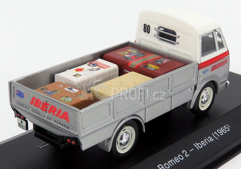 Edicola Alfa romeo Romeo 2 Truck Fadisa Iberia 1965 1:43 Stříbrná Bílá