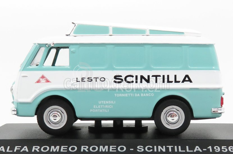 Edicola Alfa romeo Romeo Van Scintilla 1956 1:43 Světle Zelená Bílá