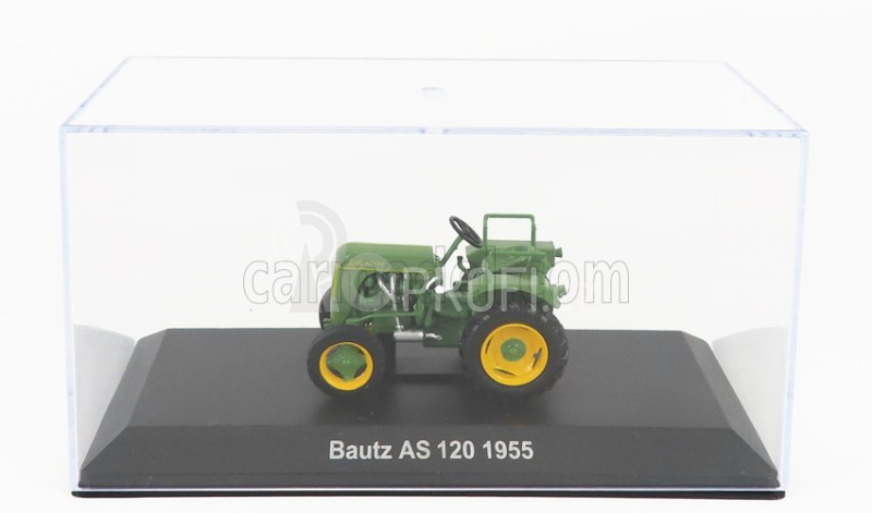 Edicola Bautz As120 Tractor 1955 - Con Vetrina - With Showcase 1:43 Zelená