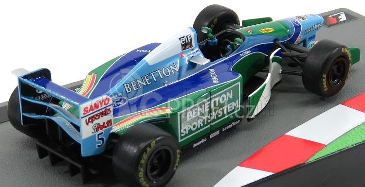 Edicola Benetton F1  B194 Ford N 5 Michael Schumacher Season 1994 World Champion 1:43 Zelená Modrá