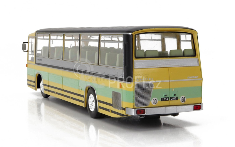 Edicola Berliet Cruisair Iii Autobus 1969 1:43 Žlutá Světle Zelená