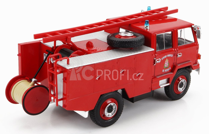 Edicola Berliet Ff 4x4 Tanker Truck 1971 Požární vůz 1:43, červená