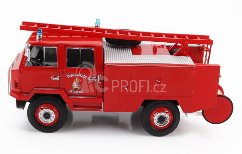 Edicola Berliet Ff 4x4 Tanker Truck 1971 Požární vůz 1:43, červená