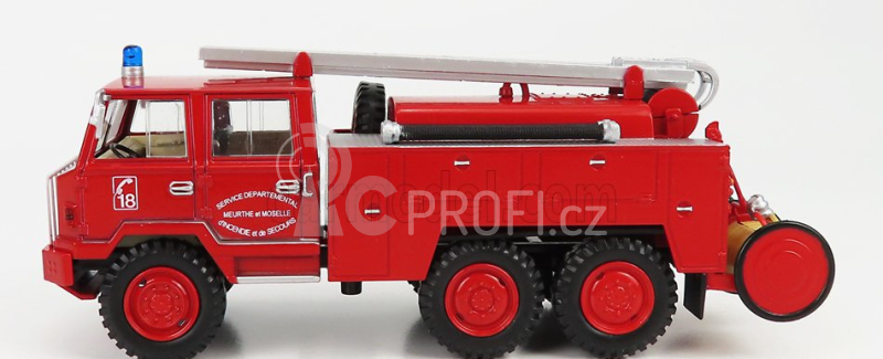 Edicola Berliet Ff 6x6 Tanker Truck France 1971 1:43 Red