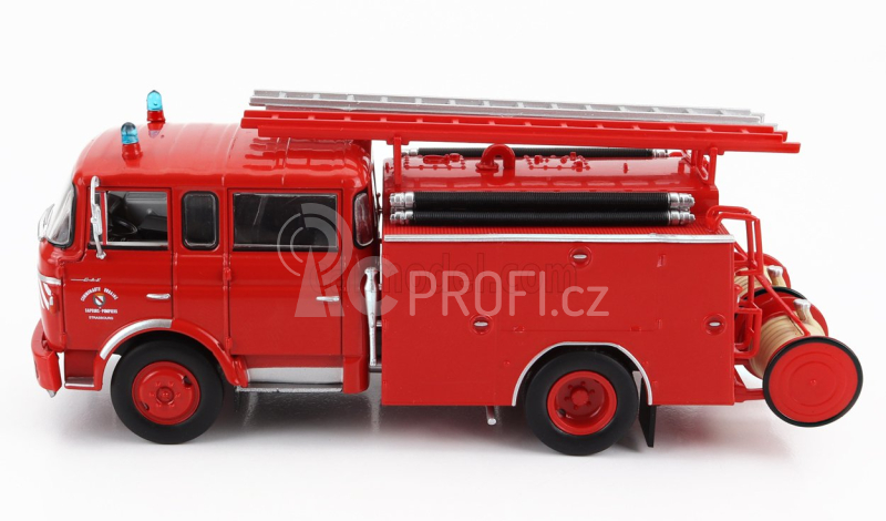 Edicola Berliet Gak 20 Tanker Truck 1969 - Fire Engine - Vigili Del Fuoco - Feuerwehr 1:43 Red