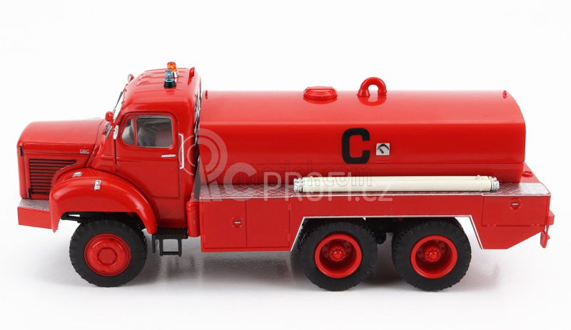 Edicola Berliet Gbc 34 Tanker Truck 1964 Požární vůz 1:43, červená