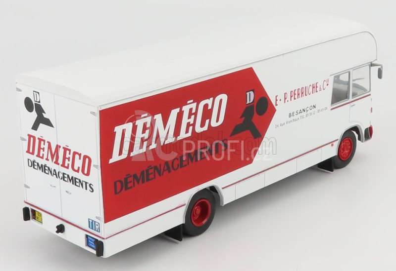 Edicola Berliet Gbk75 Truck Demeco 1967 1:43 Bílá Červená