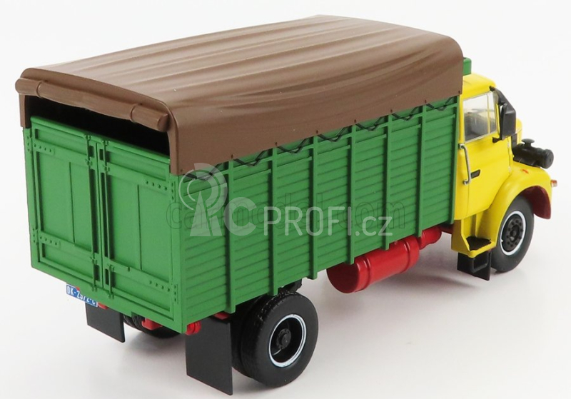 Edicola Berliet Gl900 Truck Cassonato 1976 1:43 Žlutá Zelená