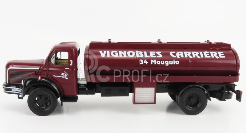 Edicola Berliet Glm10b M3 6x4 Tanker Truck Pinardier 3-assi 1955 1:43 Bordeaux